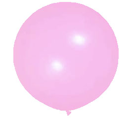 Pastel Macaron Fuchsia Jumbo Round Shape Helium Latex Balloon
